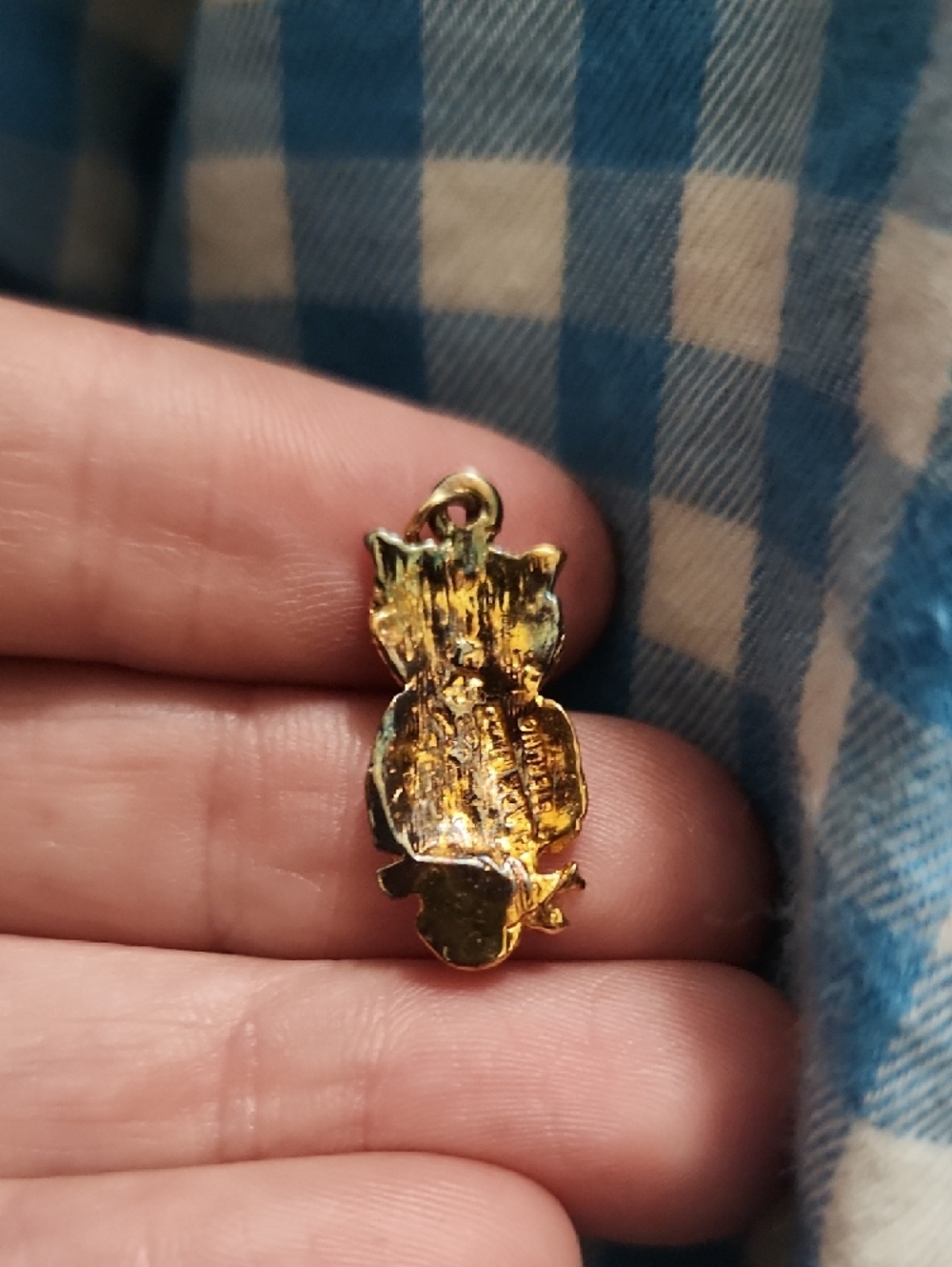 Langers Gold and Silver Tone Owl Earrings - Picture 7 of 10